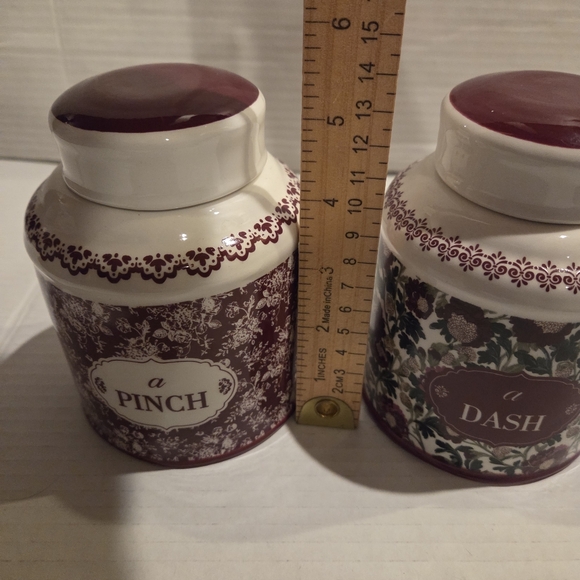 3 Grannycore Eclectic Grandpa Jars Canisters Floral Cottage Core Home Decor - Picture 3 of 11
